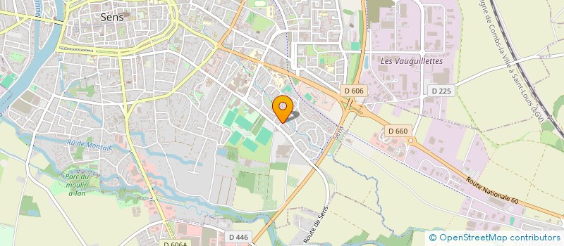 localisation de l'entreprise ASSOCIATION PUZZLE à SENS