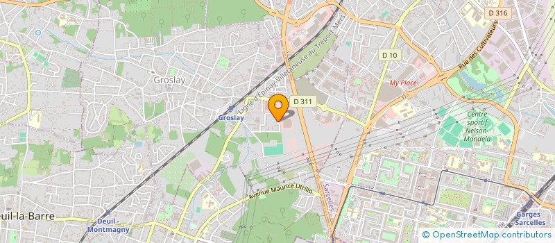 localisation de l'entreprise ASSOCIATION PYRAMIDE  GROSLAY