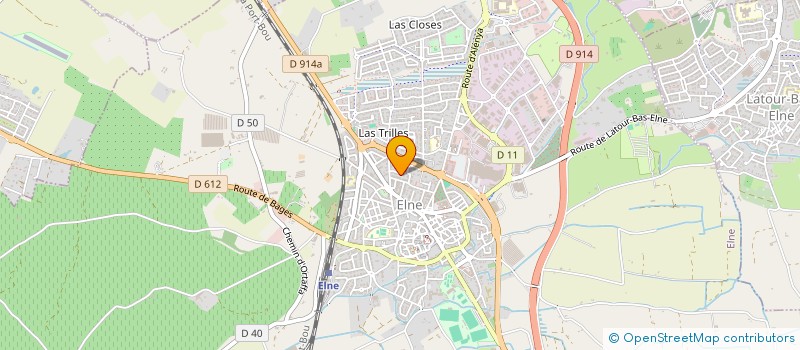 localisation de l'entreprise ASSOCIATION PYRENEES VOYAGES VALERIE ET LA VIE à ELNE