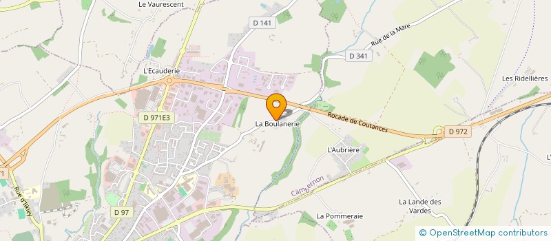 localisation de l'entreprise ASSOCIATION QI GONG DU PAYS DE COUTANCES  CAMBERNON