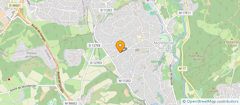 localisation de l'entreprise ASSOCIATION QIGONG ET TAIJIQUAN MONTFERRIER  MONTFERRIER-SUR-LEZ