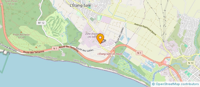 localisation de l'entreprise ASSOCIATION QUARTIER LES SABLES EN AVANT à L'ETANG-SALE