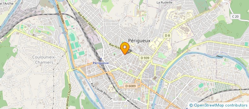 localisation de l'entreprise ASSOCIATION QUARTIER SAINT MARTIN / LA GARE  PERIGUEUX