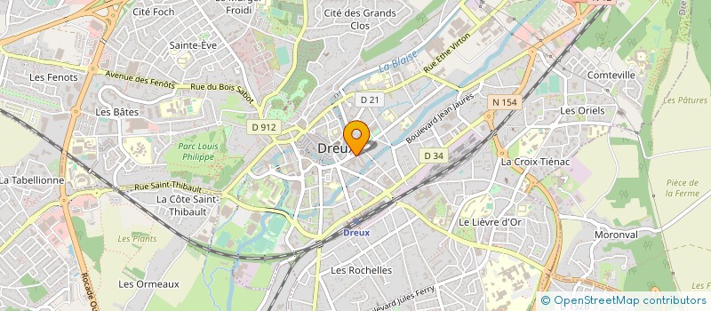 localisation de l'entreprise ASSOCIATION QUARTIERS LIBRES à DREUX