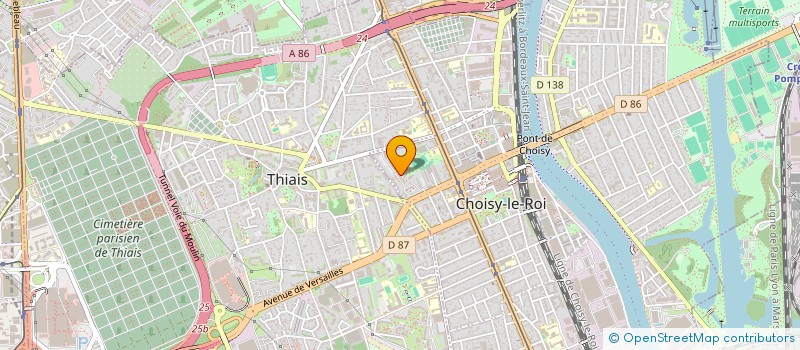 localisation de l'entreprise ASSOCIATION QUARTIERS LIBRES CHOISY à CHOISY-LE-ROI