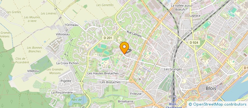 localisation de l'entreprise ASSOCIATION QUARTIERS PROXIMITE à BLOIS