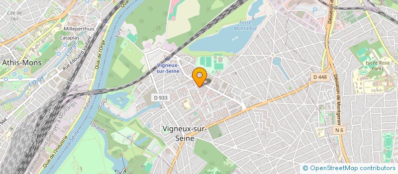 localisation de l'entreprise ASSOCIATION QUARTIERS SANS VIOLENCES à VIGNEUX-SUR-SEINE