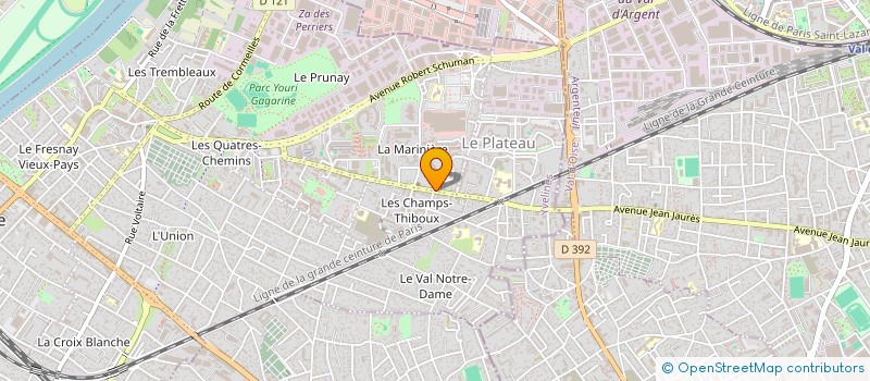localisation de l'entreprise ASSOCIATION QUASART  SARTROUVILLE