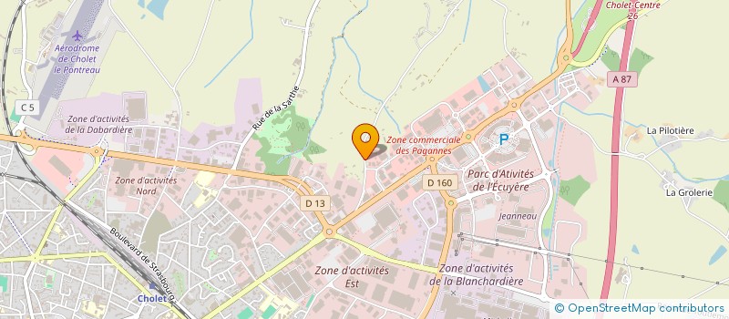 localisation de l'entreprise ASSOCIATION QUELLE AUDACE ! à CHOLET