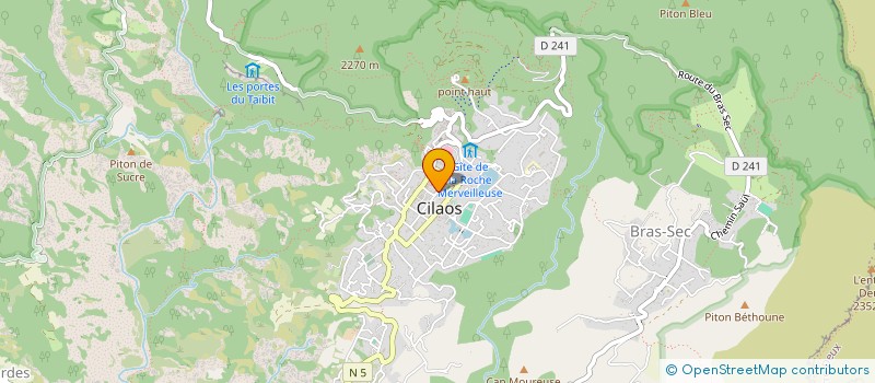 localisation de l'entreprise ASSOCIATION QUELLE CULTURE POUR DEMAIN à CILAOS