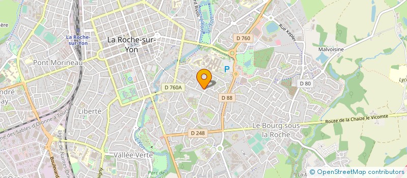 localisation de l'entreprise ASSOCIATION QUIETUDE à LA ROCHE-SUR-YON