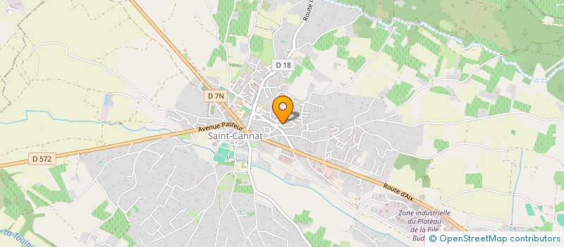 localisation de l'entreprise ASSOCIATION QUINTET SILVERT  SAINT-CANNAT