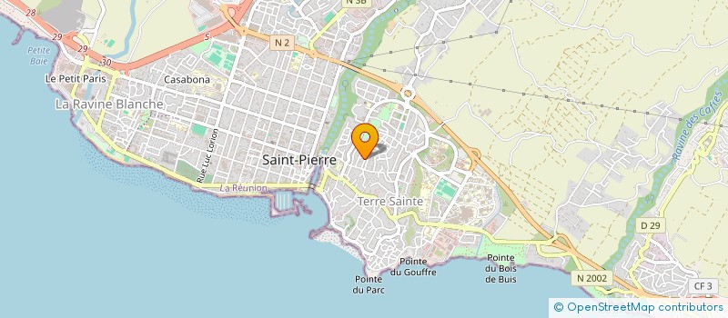 localisation de l'entreprise ASSOCIATION R C S : SOLIDARITE à SAINT-PIERRE