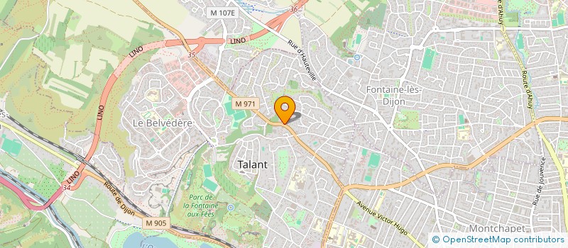 localisation de l'entreprise ASSOCIATION R'DE CIRQUE  TALANT