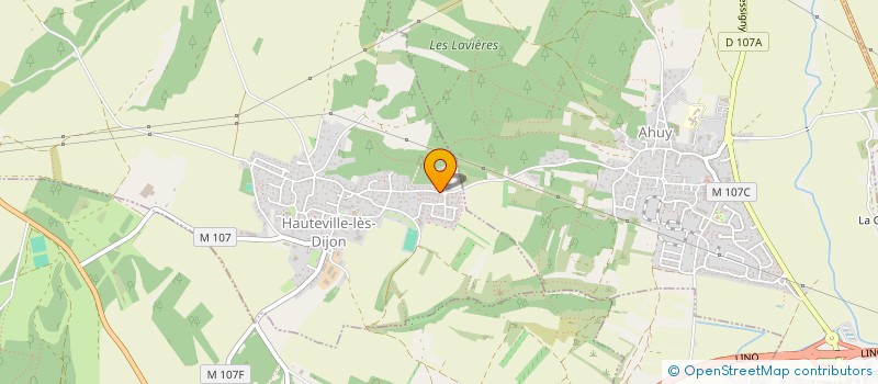 localisation de l'entreprise ASSOCIATION R LAMIA PRODUCTION  HAUTEVILLE-LES-DIJON