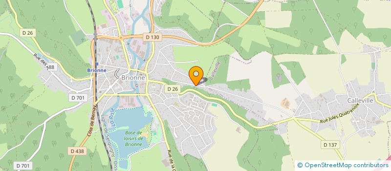 localisation de l'entreprise ASSOCIATION R ' METYSS  BRIONNE