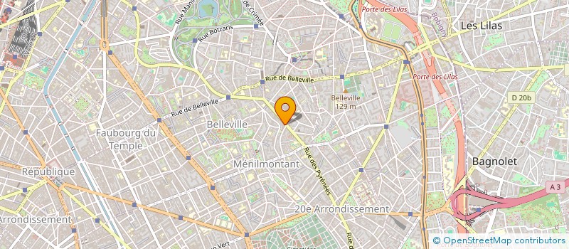 localisation de l'entreprise ASSOCIATION RAANANA  PARIS