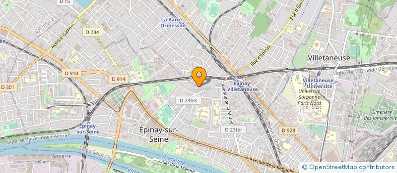 localisation de l'entreprise ASSOCIATION RABBI MEIR BAAL HANESS à EPINAY-SUR-SEINE