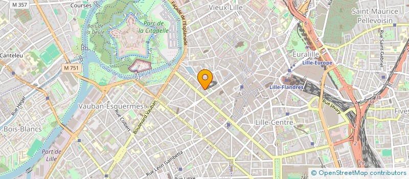 localisation de l'entreprise ASSOCIATION RABELAISIENNE ETUDIANTE (A.R.E)  LILLE