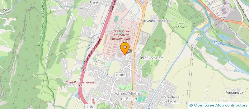 localisation de l'entreprise ASSOCIATION RAC CYCLO  VARCES-ALLIERES-ET-RISSET