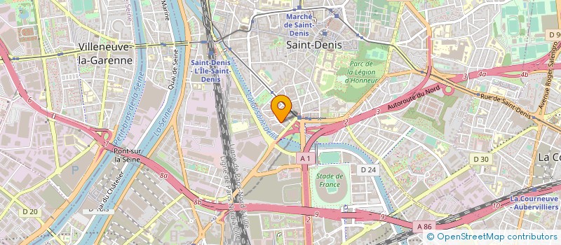 localisation de l'entreprise ASSOCIATION RACINES à SAINT-DENIS