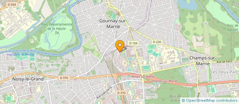 localisation de l'entreprise ASSOCIATION RACINES... à CHAMPS-SUR-MARNE