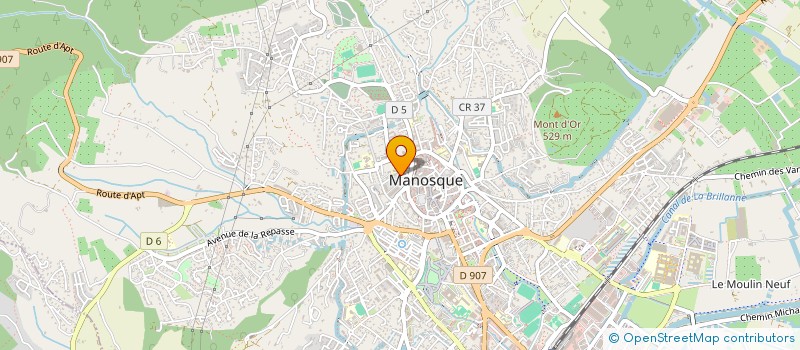 localisation de l'entreprise ASSOCIATION RACINES à MANOSQUE