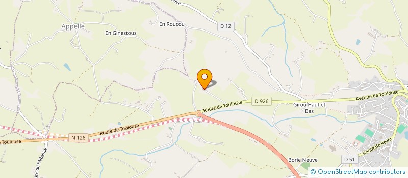 localisation de l'entreprise ASSOCIATION RACINES D'ENFANTS à PUYLAURENS
