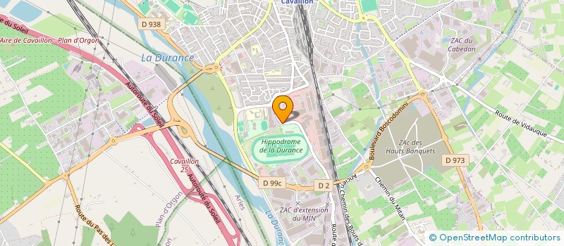 localisation de l'entreprise ASSOCIATION RACING CLUB CAVAILLONNAIS  CAVAILLON