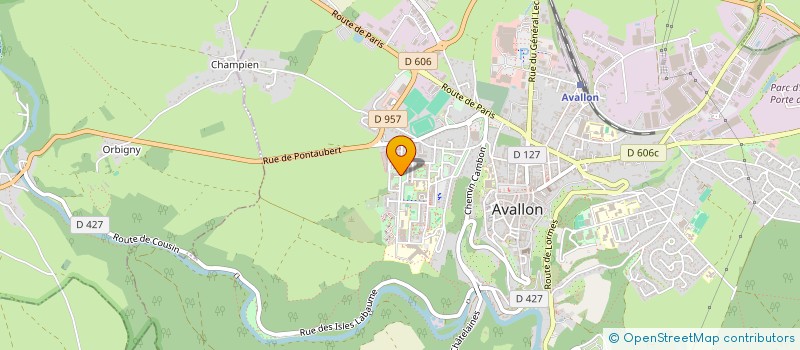 localisation de l'entreprise ASSOCIATION RADIO AVALLON à AVALLON