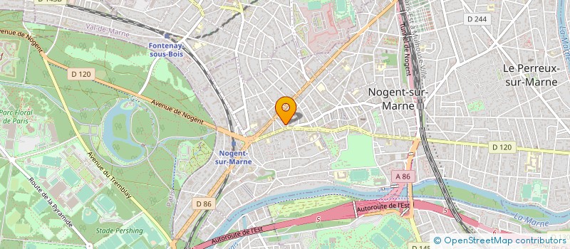 localisation de l'entreprise ASSOCIATION RADIO EVANGILE à NOGENT-SUR-MARNE