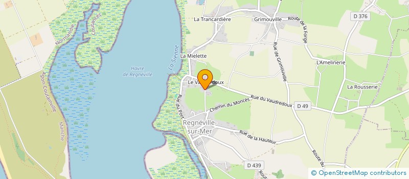 localisation de l'entreprise ASSOCIATION RADIO FORGE  REGNEVILLE-SUR-MER