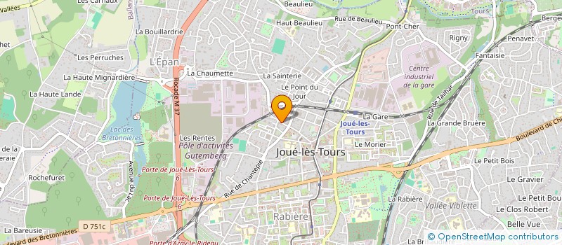 localisation de l'entreprise ASSOCIATION RADIO GENERATION FM  CHATEAU-RENAULT