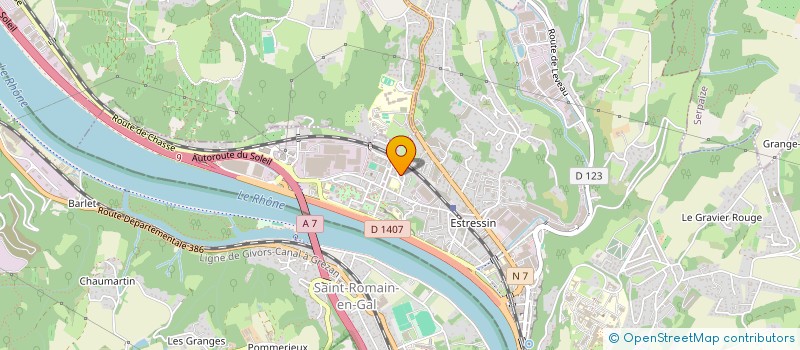 localisation de l'entreprise ASSOCIATION RADIO HARMONIE à VIENNE