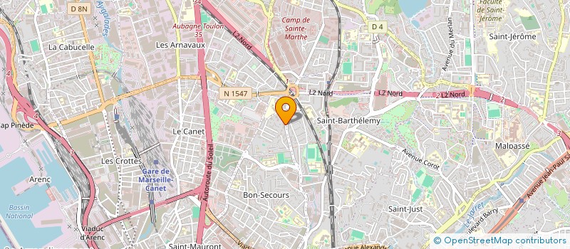localisation de l'entreprise ASSOCIATION RADIO NUKTWA à MARSEILLE