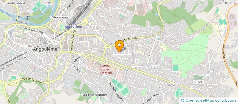 localisation de l'entreprise ASSOCIATION RADIO SHOW à ANGOULEME