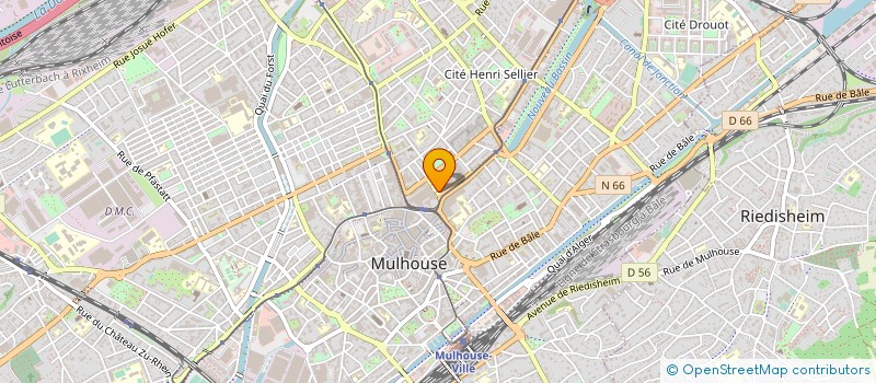 localisation de l'entreprise ASSOCIATION RADIO TAXIS MULHOUSE à MULHOUSE