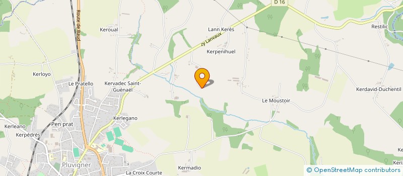 localisation de l'entreprise ASSOCIATION RADIOPHONIQUE CULTURELLE ET MEDIATIQUE DU PAYS D'AURAY  PLUVIGNER