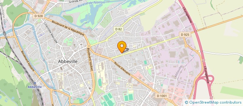 localisation de l'entreprise ASSOCIATION RADIOPHONIQUE RADIO DE L'ABBEVILLOIS à ABBEVILLE