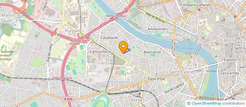 localisation de l'entreprise ASSOCIATION RAG'AD'OC à TOULOUSE