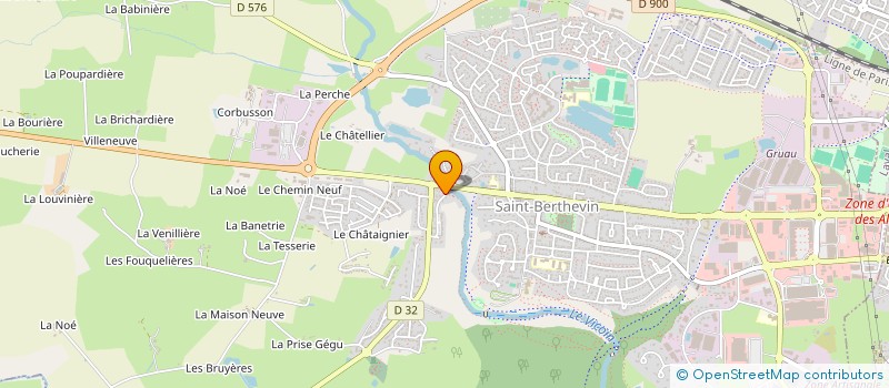 localisation de l'entreprise ASSOCIATION RAGGA GA PRODUCTIONS  SAINT-BERTHEVIN