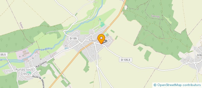 localisation de l'entreprise ASSOCIATION RAID AVENTURE D'EURE ET LOIR à TREON