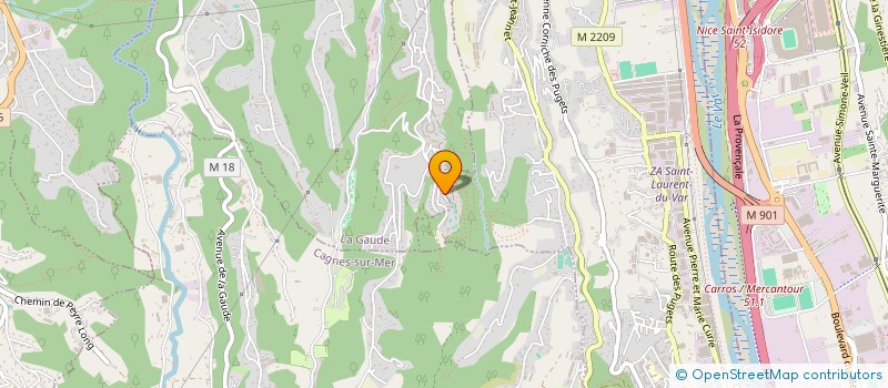 localisation de l'entreprise ASSOCIATION RAID FOUR EDUCATION  LA GAUDE