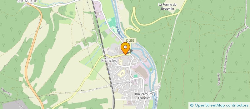 localisation de l'entreprise ASSOCIATION RAIL 52 à BRICON