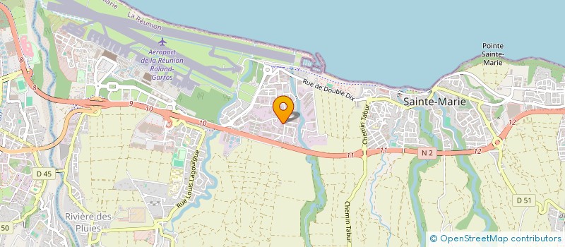 localisation de l'entreprise ASSOCIATION RAJOEL COURSE  SAINTE-MARIE