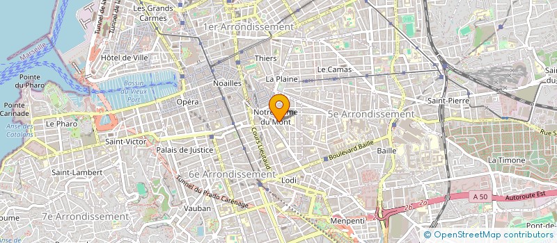 localisation de l'entreprise ASSOCIATION RAKATA à MARSEILLE