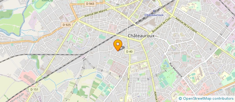 localisation de l'entreprise ASSOCIATION RALLYE INDRE ORGANISATION à CHATEAUROUX