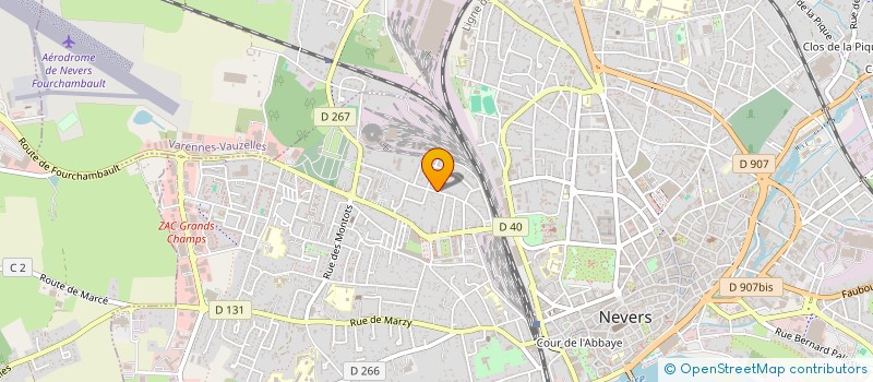 localisation de l'entreprise ASSOCIATION RAMEAU à NEVERS