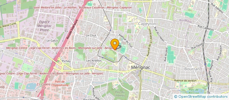 localisation de l'entreprise ASSOCIATION RAMEEM  MERIGNAC