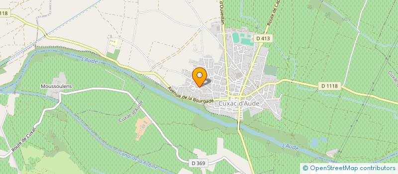 localisation de l'entreprise ASSOCIATION RAND'AUDE  CUXAC-D'AUDE